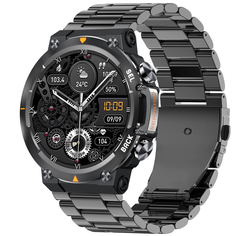 Men Smartwatch AMOLED1.43inch Big Screen BT Calls Gesture Control AI Voice Sports Smart Watch Men